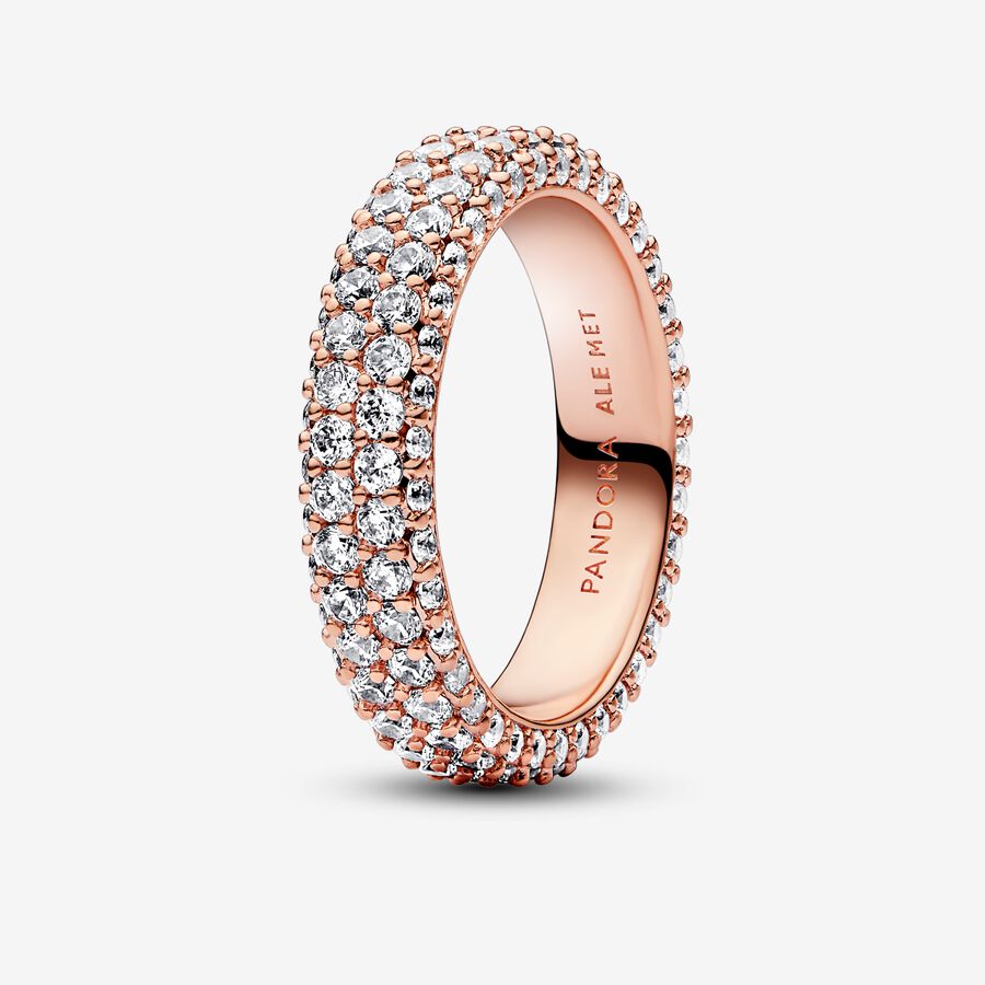 Pandora Timeless Pavé Double-row Ring
