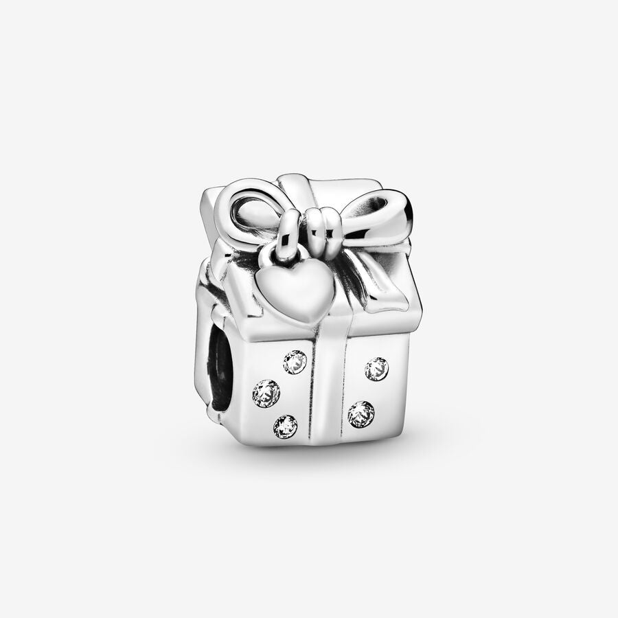 Pandora Santa in a Gift Box Charm